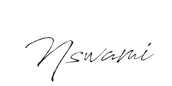 Similarly Antro_Vectra is the best handwritten signature design. Signature creator online .You can use it as an online autograph creator for name Nswami. Nswami signature style 6 images and pictures png