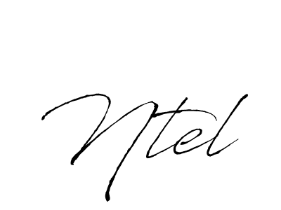 Antro_Vectra is a professional signature style that is perfect for those who want to add a touch of class to their signature. It is also a great choice for those who want to make their signature more unique. Get Ntel name to fancy signature for free. Ntel signature style 6 images and pictures png