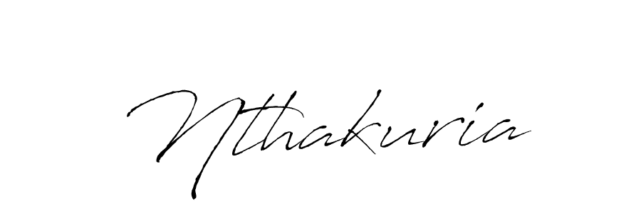 How to make Nthakuria signature? Antro_Vectra is a professional autograph style. Create handwritten signature for Nthakuria name. Nthakuria signature style 6 images and pictures png