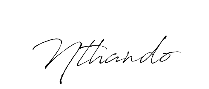 How to make Nthando signature? Antro_Vectra is a professional autograph style. Create handwritten signature for Nthando name. Nthando signature style 6 images and pictures png