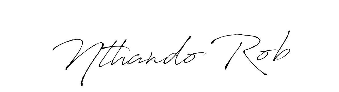 Antro_Vectra is a professional signature style that is perfect for those who want to add a touch of class to their signature. It is also a great choice for those who want to make their signature more unique. Get Nthando Rob name to fancy signature for free. Nthando Rob signature style 6 images and pictures png