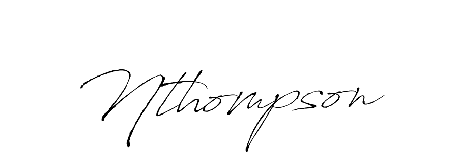 Use a signature maker to create a handwritten signature online. With this signature software, you can design (Antro_Vectra) your own signature for name Nthompson. Nthompson signature style 6 images and pictures png