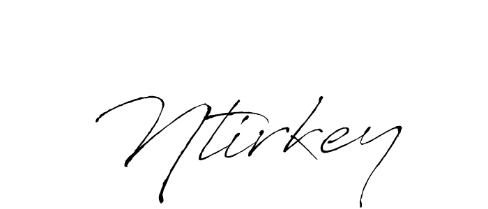 Best and Professional Signature Style for Ntirkey. Antro_Vectra Best Signature Style Collection. Ntirkey signature style 6 images and pictures png