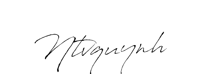 Make a beautiful signature design for name Ntvquynh. With this signature (Antro_Vectra) style, you can create a handwritten signature for free. Ntvquynh signature style 6 images and pictures png