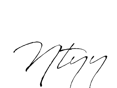 The best way (Antro_Vectra) to make a short signature is to pick only two or three words in your name. The name Ntyy include a total of six letters. For converting this name. Ntyy signature style 6 images and pictures png