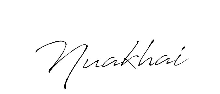 You should practise on your own different ways (Antro_Vectra) to write your name (Nuakhai) in signature. don't let someone else do it for you. Nuakhai signature style 6 images and pictures png