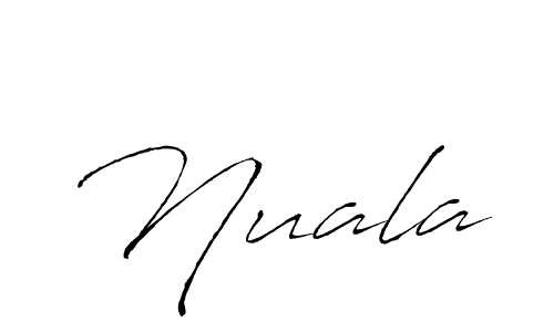 This is the best signature style for the Nuala name. Also you like these signature font (Antro_Vectra). Mix name signature. Nuala signature style 6 images and pictures png