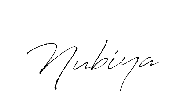How to make Nubiya signature? Antro_Vectra is a professional autograph style. Create handwritten signature for Nubiya name. Nubiya signature style 6 images and pictures png