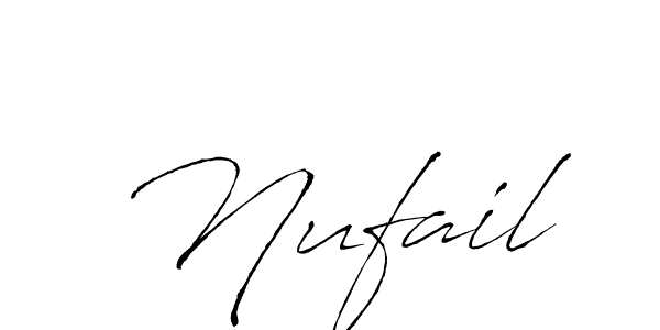 You should practise on your own different ways (Antro_Vectra) to write your name (Nufail) in signature. don't let someone else do it for you. Nufail signature style 6 images and pictures png
