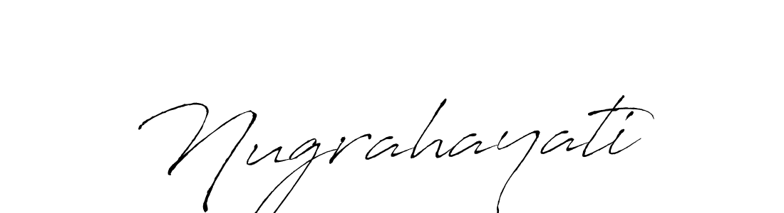 Also we have Nugrahayati name is the best signature style. Create professional handwritten signature collection using Antro_Vectra autograph style. Nugrahayati signature style 6 images and pictures png