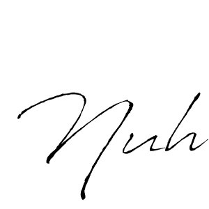 Create a beautiful signature design for name Nuh. With this signature (Antro_Vectra) fonts, you can make a handwritten signature for free. Nuh signature style 6 images and pictures png