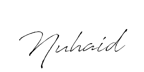 Make a beautiful signature design for name Nuhaid. With this signature (Antro_Vectra) style, you can create a handwritten signature for free. Nuhaid signature style 6 images and pictures png