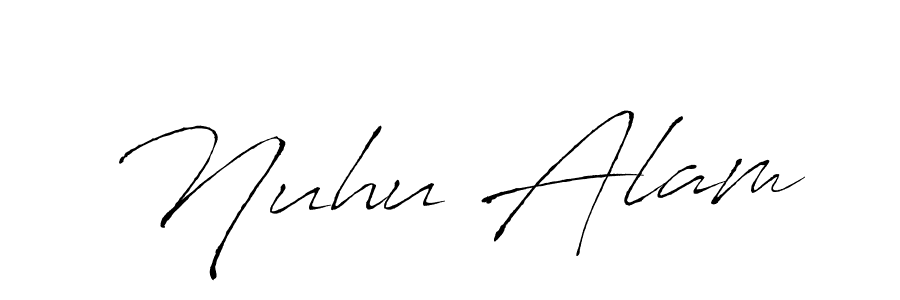 Nuhu Alam stylish signature style. Best Handwritten Sign (Antro_Vectra) for my name. Handwritten Signature Collection Ideas for my name Nuhu Alam. Nuhu Alam signature style 6 images and pictures png