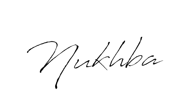 Nukhba stylish signature style. Best Handwritten Sign (Antro_Vectra) for my name. Handwritten Signature Collection Ideas for my name Nukhba. Nukhba signature style 6 images and pictures png