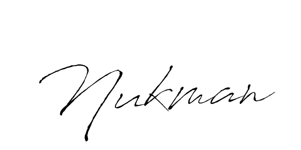 Make a beautiful signature design for name Nukman. With this signature (Antro_Vectra) style, you can create a handwritten signature for free. Nukman signature style 6 images and pictures png