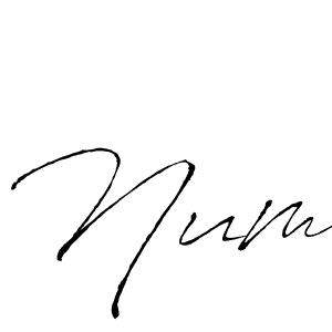 Also we have Num name is the best signature style. Create professional handwritten signature collection using Antro_Vectra autograph style. Num signature style 6 images and pictures png