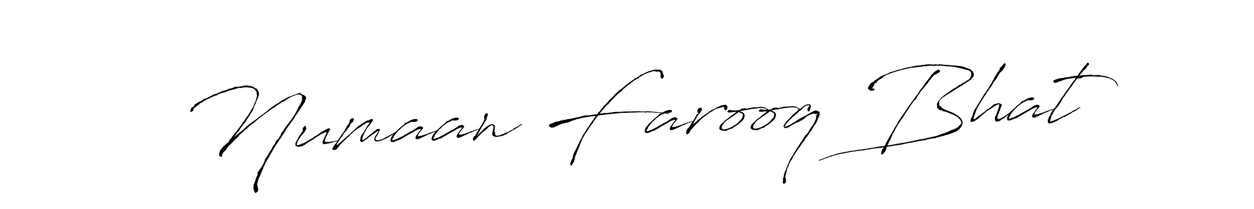 Use a signature maker to create a handwritten signature online. With this signature software, you can design (Antro_Vectra) your own signature for name Numaan Farooq Bhat. Numaan Farooq Bhat signature style 6 images and pictures png