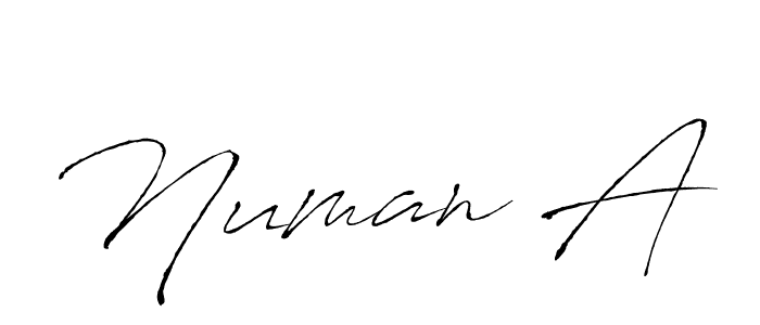 It looks lik you need a new signature style for name Numan A. Design unique handwritten (Antro_Vectra) signature with our free signature maker in just a few clicks. Numan A signature style 6 images and pictures png