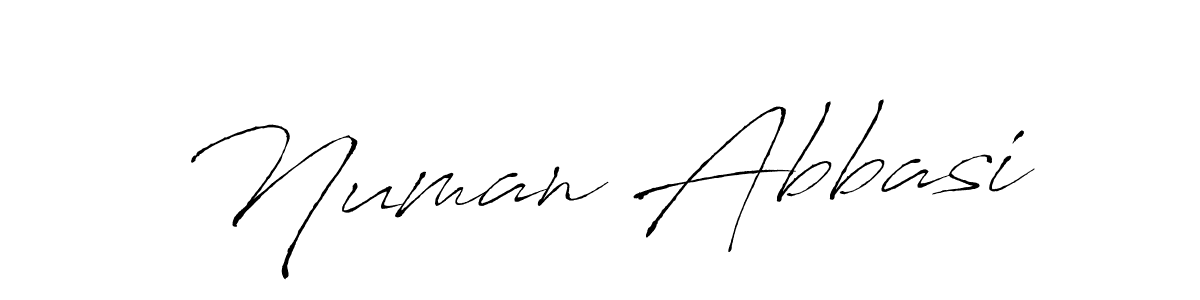 Create a beautiful signature design for name Numan Abbasi. With this signature (Antro_Vectra) fonts, you can make a handwritten signature for free. Numan Abbasi signature style 6 images and pictures png