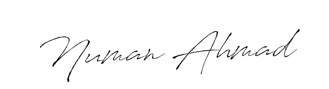 Also we have Numan Ahmad name is the best signature style. Create professional handwritten signature collection using Antro_Vectra autograph style. Numan Ahmad signature style 6 images and pictures png