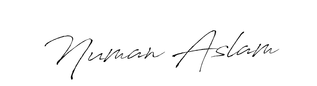 Use a signature maker to create a handwritten signature online. With this signature software, you can design (Antro_Vectra) your own signature for name Numan Aslam. Numan Aslam signature style 6 images and pictures png