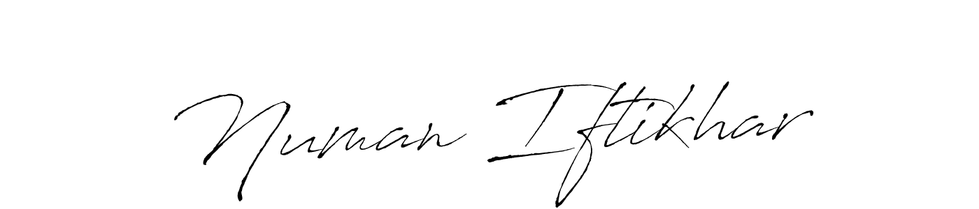 How to make Numan Iftikhar signature? Antro_Vectra is a professional autograph style. Create handwritten signature for Numan Iftikhar name. Numan Iftikhar signature style 6 images and pictures png