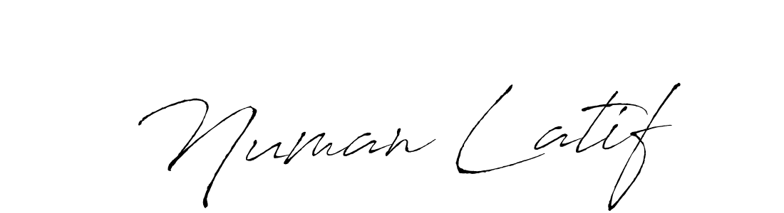 The best way (Antro_Vectra) to make a short signature is to pick only two or three words in your name. The name Numan Latif include a total of six letters. For converting this name. Numan Latif signature style 6 images and pictures png