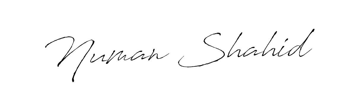 Design your own signature with our free online signature maker. With this signature software, you can create a handwritten (Antro_Vectra) signature for name Numan Shahid. Numan Shahid signature style 6 images and pictures png