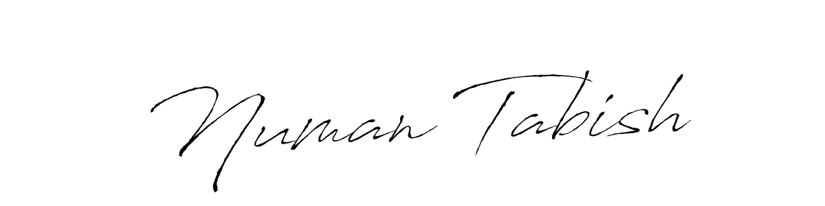 Use a signature maker to create a handwritten signature online. With this signature software, you can design (Antro_Vectra) your own signature for name Numan Tabish. Numan Tabish signature style 6 images and pictures png