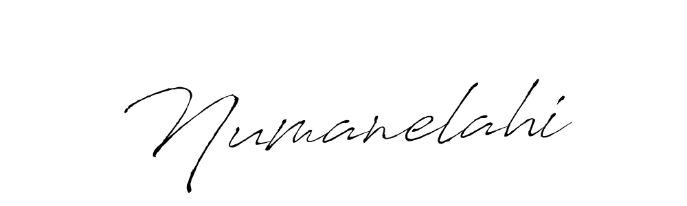 How to make Numanelahi name signature. Use Antro_Vectra style for creating short signs online. This is the latest handwritten sign. Numanelahi signature style 6 images and pictures png