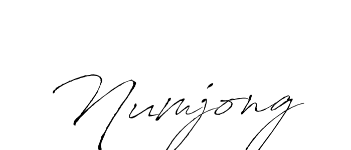 You should practise on your own different ways (Antro_Vectra) to write your name (Numjong) in signature. don't let someone else do it for you. Numjong signature style 6 images and pictures png