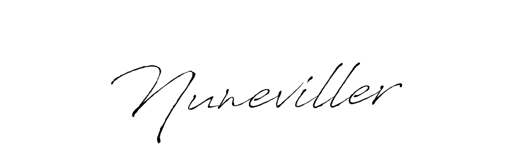 Nuneviller stylish signature style. Best Handwritten Sign (Antro_Vectra) for my name. Handwritten Signature Collection Ideas for my name Nuneviller. Nuneviller signature style 6 images and pictures png