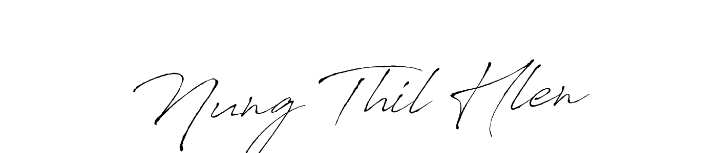 You should practise on your own different ways (Antro_Vectra) to write your name (Nung Thil Hlen) in signature. don't let someone else do it for you. Nung Thil Hlen signature style 6 images and pictures png