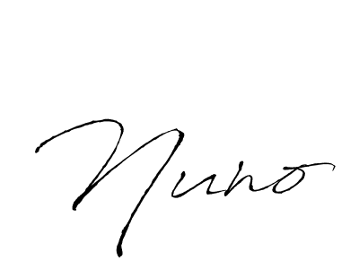 Design your own signature with our free online signature maker. With this signature software, you can create a handwritten (Antro_Vectra) signature for name Nuno. Nuno signature style 6 images and pictures png