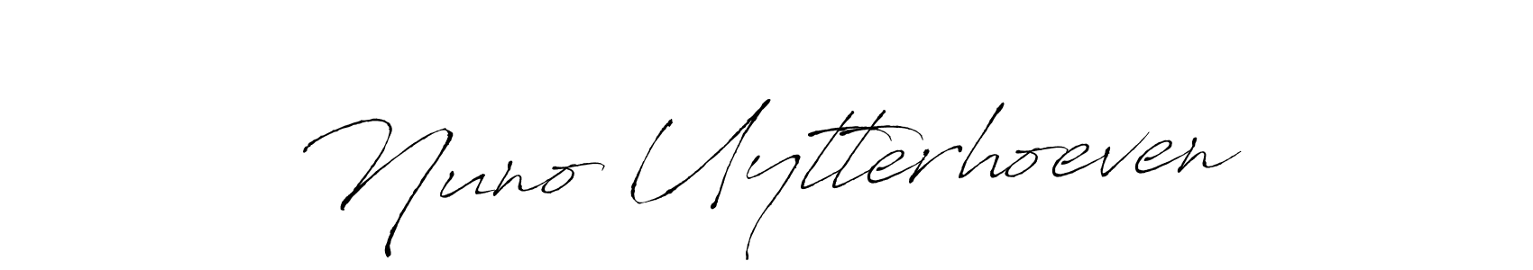 How to make Nuno Uytterhoeven signature? Antro_Vectra is a professional autograph style. Create handwritten signature for Nuno Uytterhoeven name. Nuno Uytterhoeven signature style 6 images and pictures png