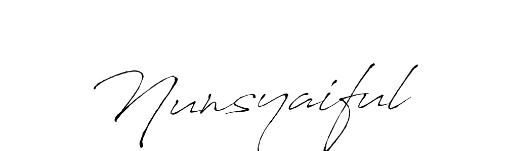 You can use this online signature creator to create a handwritten signature for the name Nunsyaiful. This is the best online autograph maker. Nunsyaiful signature style 6 images and pictures png