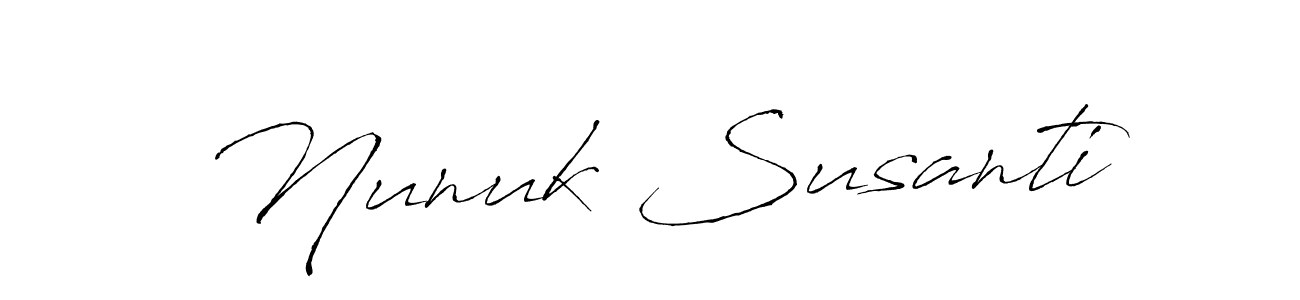 You can use this online signature creator to create a handwritten signature for the name Nunuk Susanti. This is the best online autograph maker. Nunuk Susanti signature style 6 images and pictures png