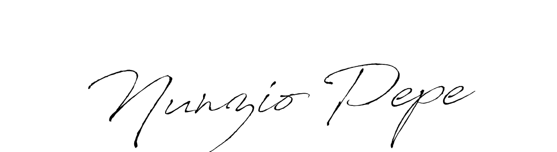 Make a beautiful signature design for name Nunzio Pepe. With this signature (Antro_Vectra) style, you can create a handwritten signature for free. Nunzio Pepe signature style 6 images and pictures png