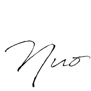 How to make Nuo signature? Antro_Vectra is a professional autograph style. Create handwritten signature for Nuo name. Nuo signature style 6 images and pictures png