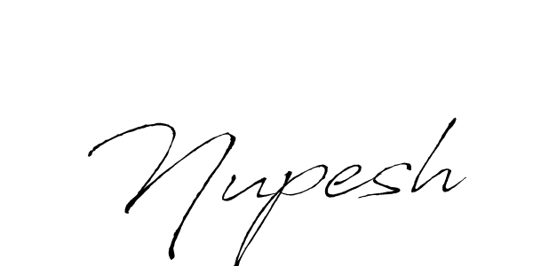 The best way (Antro_Vectra) to make a short signature is to pick only two or three words in your name. The name Nupesh include a total of six letters. For converting this name. Nupesh signature style 6 images and pictures png