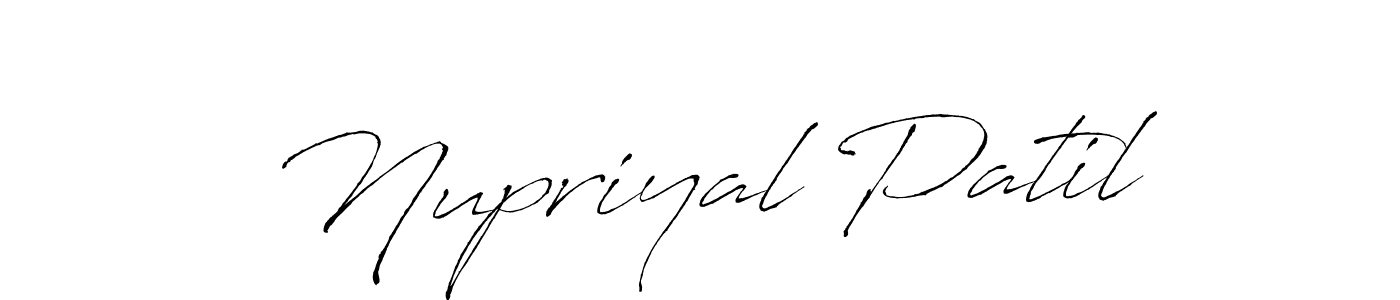 Antro_Vectra is a professional signature style that is perfect for those who want to add a touch of class to their signature. It is also a great choice for those who want to make their signature more unique. Get Nupriyal Patil name to fancy signature for free. Nupriyal Patil signature style 6 images and pictures png