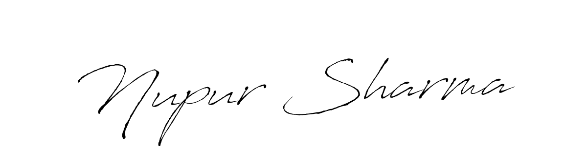 Nupur Sharma stylish signature style. Best Handwritten Sign (Antro_Vectra) for my name. Handwritten Signature Collection Ideas for my name Nupur Sharma. Nupur Sharma signature style 6 images and pictures png