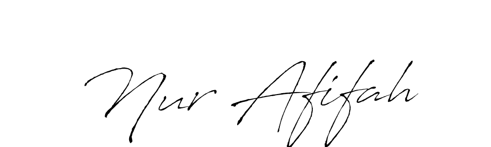 Make a beautiful signature design for name Nur Afifah. Use this online signature maker to create a handwritten signature for free. Nur Afifah signature style 6 images and pictures png