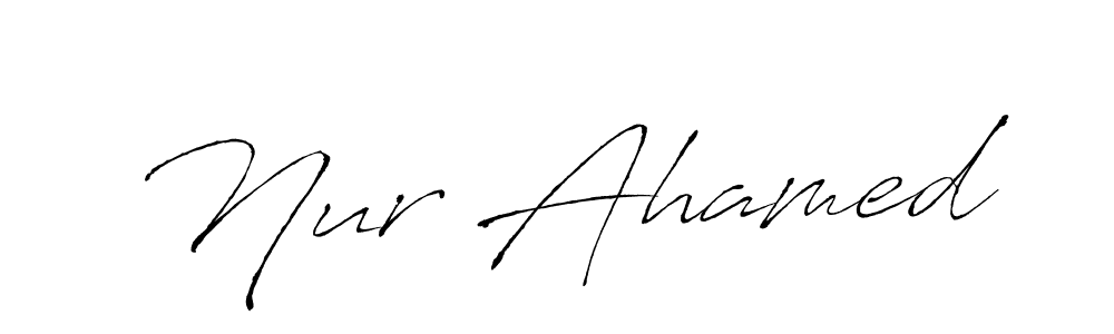 Make a short Nur Ahamed signature style. Manage your documents anywhere anytime using Antro_Vectra. Create and add eSignatures, submit forms, share and send files easily. Nur Ahamed signature style 6 images and pictures png