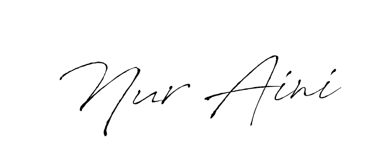 Also You can easily find your signature by using the search form. We will create Nur Aini name handwritten signature images for you free of cost using Antro_Vectra sign style. Nur Aini signature style 6 images and pictures png