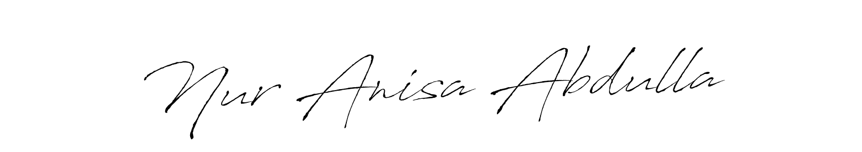 How to Draw Nur Anisa Abdulla signature style? Antro_Vectra is a latest design signature styles for name Nur Anisa Abdulla. Nur Anisa Abdulla signature style 6 images and pictures png