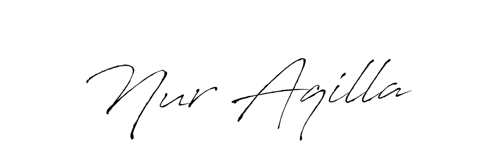 Once you've used our free online signature maker to create your best signature Antro_Vectra style, it's time to enjoy all of the benefits that Nur Aqilla name signing documents. Nur Aqilla signature style 6 images and pictures png