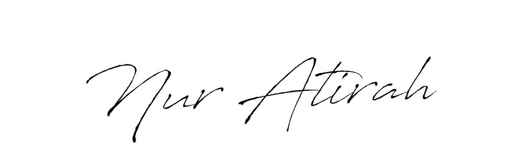 Make a short Nur Atirah signature style. Manage your documents anywhere anytime using Antro_Vectra. Create and add eSignatures, submit forms, share and send files easily. Nur Atirah signature style 6 images and pictures png