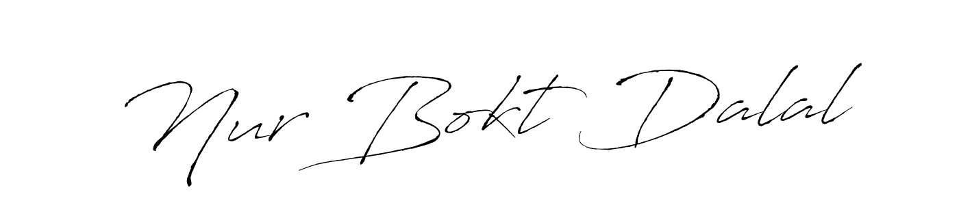 Similarly Antro_Vectra is the best handwritten signature design. Signature creator online .You can use it as an online autograph creator for name Nur Bokt Dalal. Nur Bokt Dalal signature style 6 images and pictures png