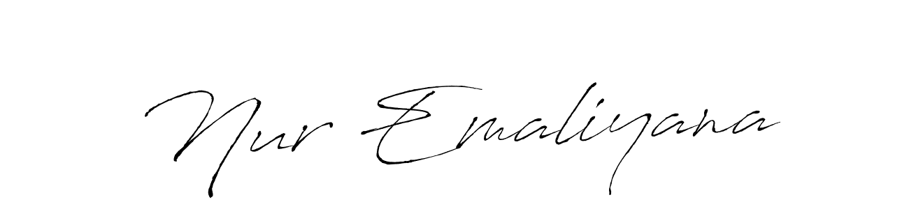 How to Draw Nur Emaliyana signature style? Antro_Vectra is a latest design signature styles for name Nur Emaliyana. Nur Emaliyana signature style 6 images and pictures png
